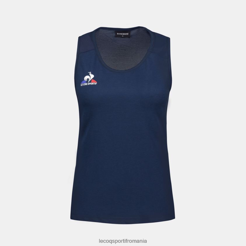 femei vesta top albastru 4L4FJF350 Le Coq Sportif îmbrăcăminte